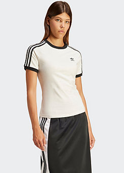 Three Stripe Crew Neck T-Shirt by adidas Originals