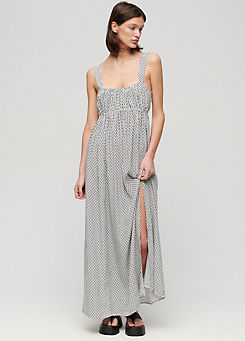 Tie Back Maxi Dress by Superdry