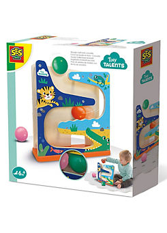 Tiny Talents Wooden Ball Track Crocodile by SES Creative