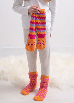 Toasties Kids Cat Original Slipper Socks by Totes