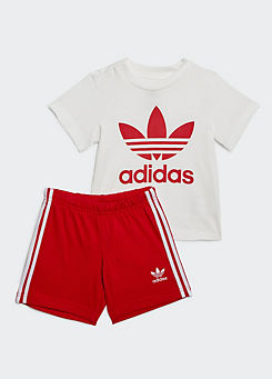 Toddlers ’Trefoil’ T-Shirt & Shorts by adidas Originals