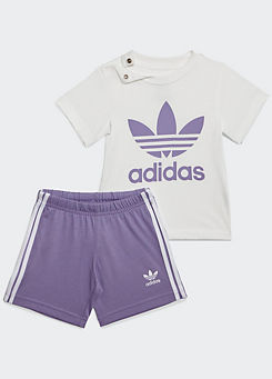 Toddlers ’Trefoil’ T-Shirt & Shorts by adidas Originals