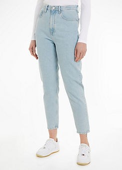 Tommy Jeans Logo Print Mom Jeans by Tommy Jeans