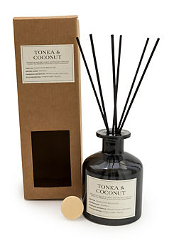 Tonka & Coconut Scent 250ml Reed Diffuser by Candlelight