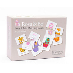 Tops & Tails Wooden Matching Game by Rosa & Bo