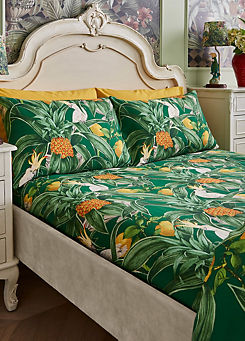 Totally Tropical 100% Cotton Sateen 200 Thread Count Bedlinen by Joe Browns