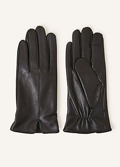 Touchphone Luxe Leather Gloves by Accessorize