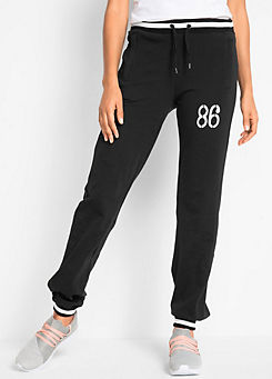 Tracksuit Bottoms with Drawstring by bonprix