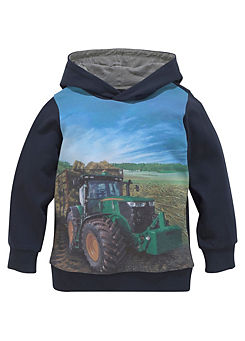 Tractor Hoodie by Kidsworld