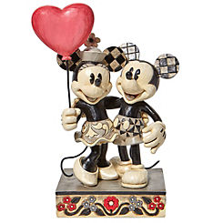 Traditions Mickey & Minnie Heart Figurine by Disney