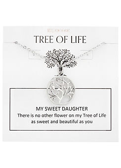 Tree of Life ’My Sweet Daughter’ Pendant by Notes From The Heart