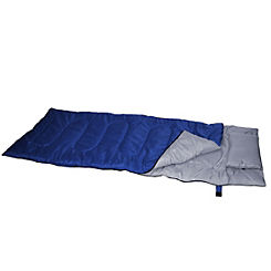 Trekker 300 Single Sleeping Bag with Extra Length & Built In Pillow by Highland Trail