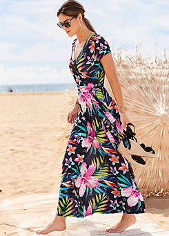 Tropical Maxi Dress by bonprix