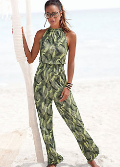 Tropical Print Jumpsuit by s.Oliver