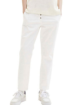 Trousers with Belt by Tom Tailor