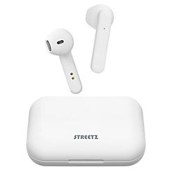 True Wireless Earbuds Matte - White by Streetz