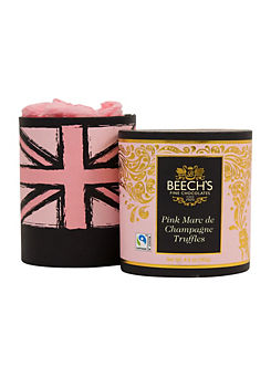 Truffle Hat Box Pink Mark De Champagne Chocolates 140g by Beech’s