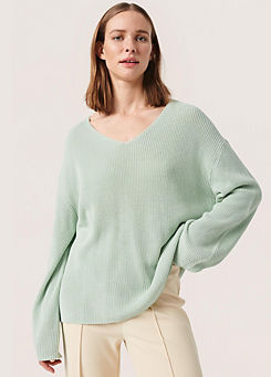 Tuesday V-Neck Relaxed Fit Pullover by Soaked in Luxury