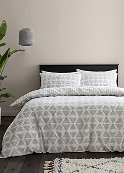 Tufted Print Duvet Cover Set  by Catherine Lansfield