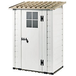 Tuscany EVO 100 PVC Shed Building with Single Door - Delivered by Shire