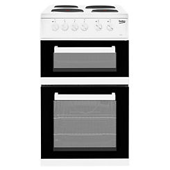 Twin Cavity Electric Oven KD532AW - White by Beko - A Rated