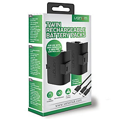 Twin Rechargeable Battery Packs by Venom