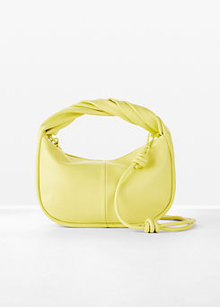 Twisted Handle Metallic Handbag by bonprix