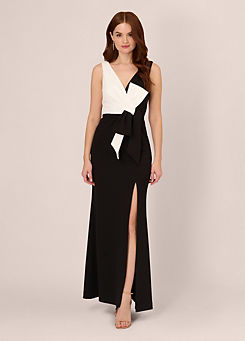 Two-Tone Evening Gown by Adrianna Papell