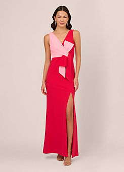 Two-Tone Evening Gown by Adrianna Papell