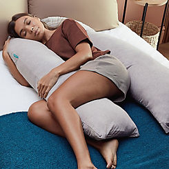 U-Shaped Pregnancy Pillow - Grey by Kally Sleep
