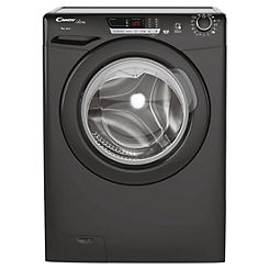 Ultra 9KG 1400 Spin Washing Machine HCU1492DBBE/1-80 - Black by Candy