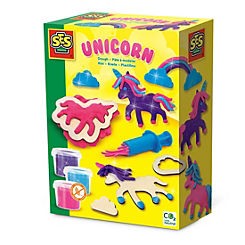 Unicorns Neon Glitter Modelling Dough Set by SES Creative