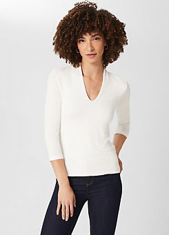 V-Neck Aimee Top by HOBBS