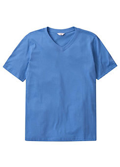 V-Neck T-Shirt by Cotton Traders