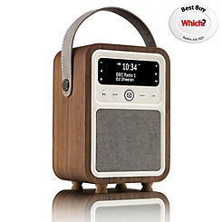 VQ Portable Monty DAB & DAB+ Digital Radio by View Quest - Walnut