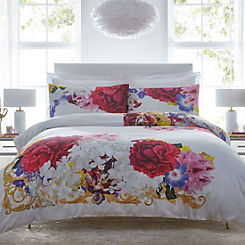 Vanessa Floral Printed 200 Thread Count Cotton Duvet Set by STAR by Julien Macdonald