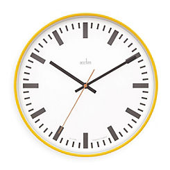 Victor Wall Clock Daisy Yellow by Acctim