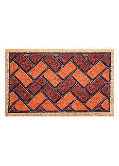 Viking Wrought Iron Red Brick Doormat by Likewise Rugs & Matting