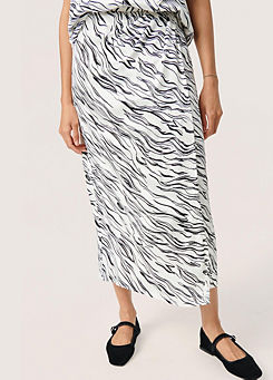Vinka Wrap Midrise Waist Maxi Skirt by Soaked in Luxury
