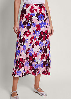 Vittoria Floral Print Skirt by Monsoon