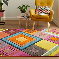 Viva Squares Rug by Concept Looms