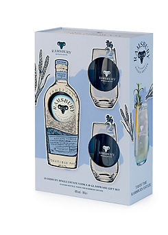 Vodka 70Cl Gift Pack with 2 X Highball Glasses by Ramsbury