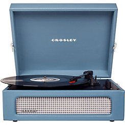 Voyager Portable Turntable with Bluetooth- Washed Blue by Crosley
