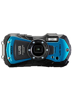 WG-90 16MP 5x Zoom Tough Compact Camera - Blue by Ricoh