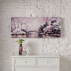 Watercolour Landscape Scene Printed Canvas by Graham & Brown