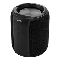 Waterproof Bluetooth Speaker, TWS, 10W, IPX7, 3.5mm - Black by Streetz