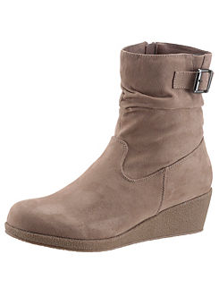 Wedge Ankle Boots by City Walk