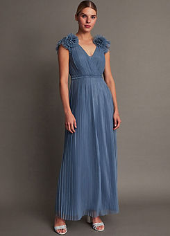 Wendy Pleated Maxi Dress by Monsoon