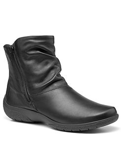 Whisper Wide Black Casual Boots by Hotter