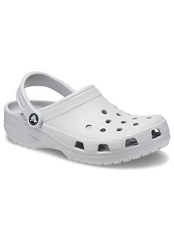 White Atmosphere Classic Clogs by Crocs